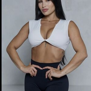 White Crop Top